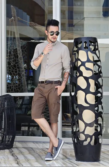 Men's Spring & Autumn Cotton Shirt